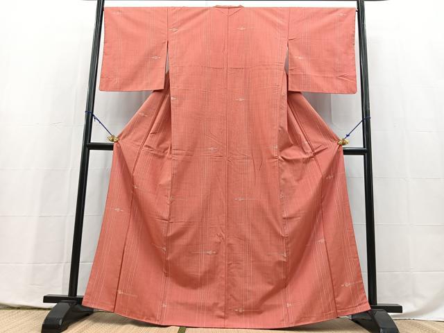 平和屋着物■上質な紬 簪 正絹 逸品 BAAY5427yc
