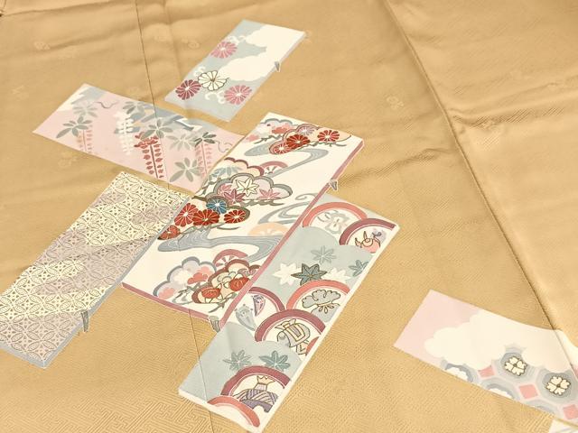 平和屋着物■訪問着 吉祥花文 金彩 正絹 逸品 BAAY5465yc