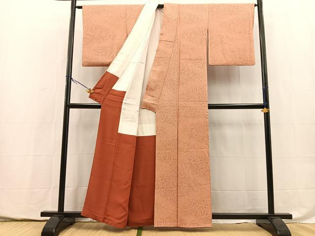 平和屋着物■上質な小紋 作家物 霞文 正絹 逸品 BAAY5462yc