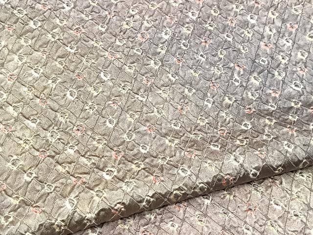 平和屋着物■上質な小紋 総絞り 霞文 暈し染め 正絹 逸品 BAAY5495yc