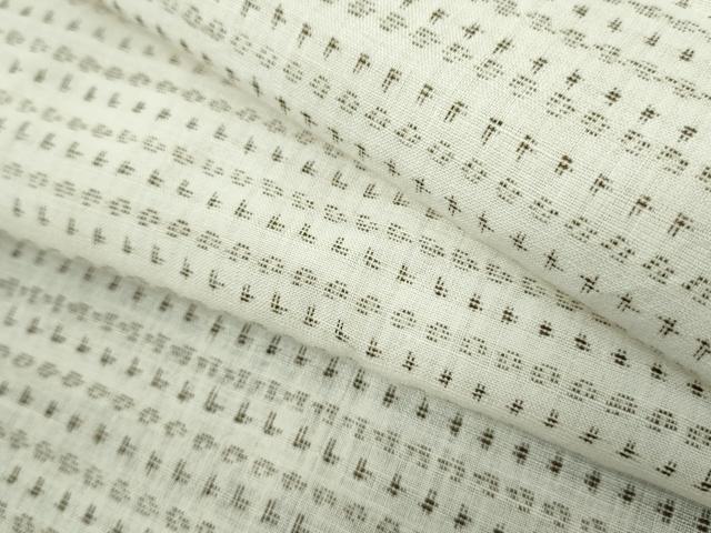 平和屋着物∴夏物 男性 小紋・浴衣兼用 絣文様 DABJ4061cd