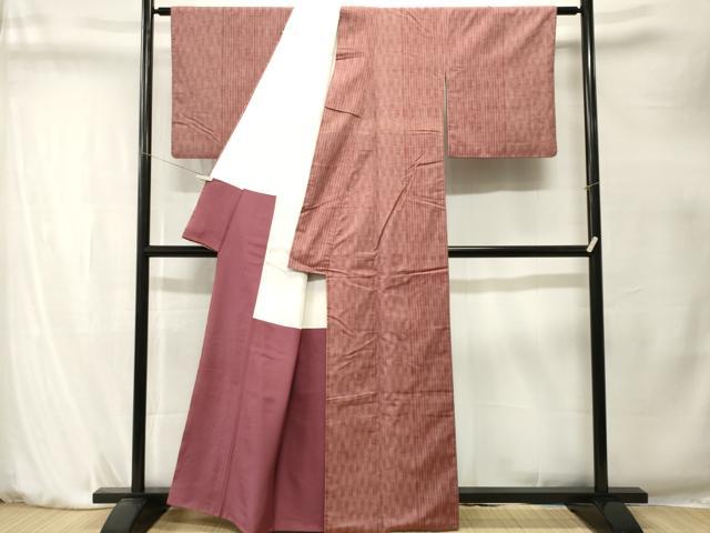 平和屋着物■上質な紬 立涌間道 正絹 逸品 CABK4232ev