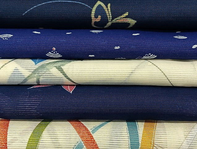平和屋着物■夏物 小紋 絽 紗 洗える着物 まとめて20点 蝶 花柄 暈し染め 着用可能多数 mmm1377