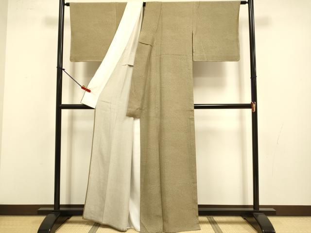 平和屋着物▽江戸小紋 単衣 寄せ小紋柄 正絹 逸品 未使用 DABJ3727du