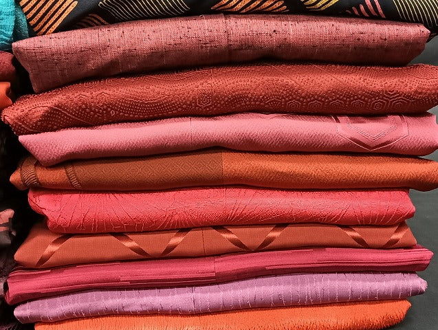 平和屋着物■道行コート まとめて 20点 風景 花柄 寿光織 スワトウ刺繍 銀彩 着用可能多数 未使用品あり 全て正絹 mmm1394
