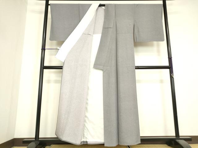 平和屋着物▽江戸小紋 単衣 寄せ小紋柄 両面染め 正絹 逸品 未使用 DABJ1354az