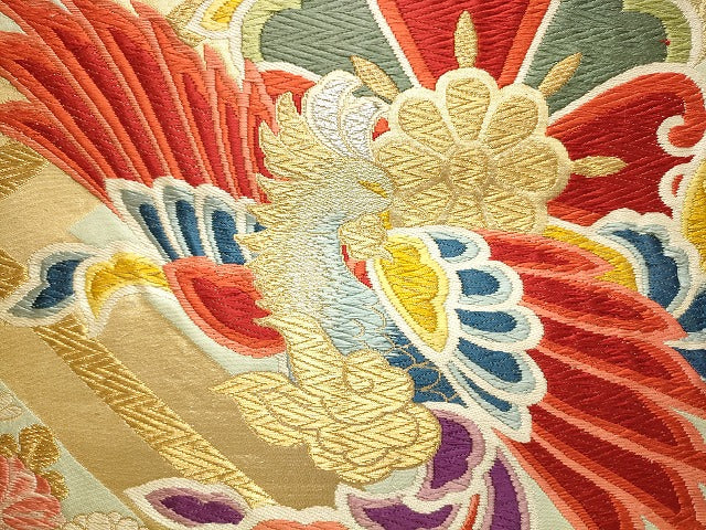 平和屋本店■袋帯 西陣 まとめて100点 向かい鳳凰 鶴 向かい蝶 風景 更紗 花柄 宝相華 佐賀錦 金銀糸 など 未使用品あり 全て正絹 se4222