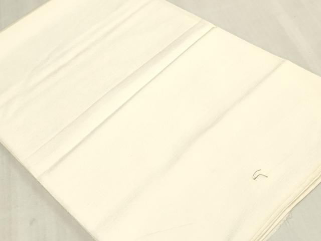 平和屋着物▼白生地 反物 着尺 霞地紋 生成り色 逸品 未使用 DABJ0879zy