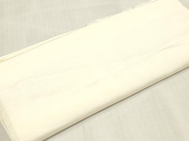 平和屋着物▼白生地 反物 着尺 霞地紋 生成り色 逸品 未使用 DABJ0879zy