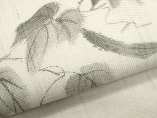 平和屋着物*夏物 九寸開き名古屋帯 手描き 成り物 正絹 逸品 CABL2278fb