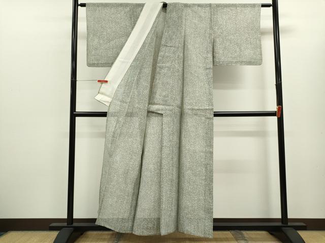 平和屋着物*夏物 紗紬 草木文 正絹 逸品 CABK6746ze