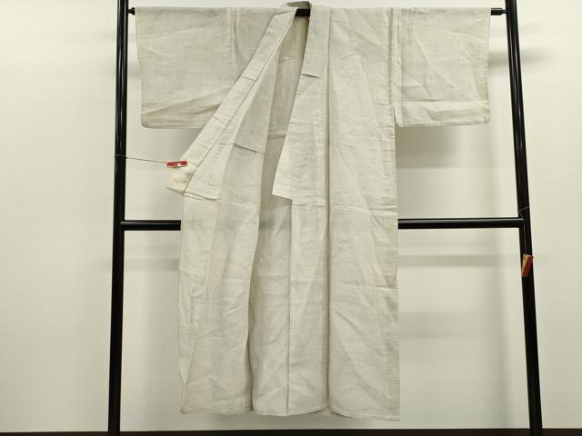 平和屋着物*夏物 男性 上布 十字絣文様 麻 逸品 CABK6737ze