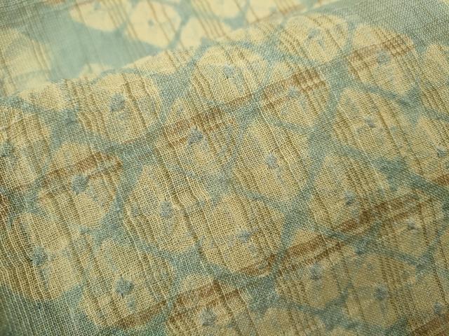 平和屋着物*夏物 紗紬 蜘蛛絞り 正絹 逸品 CABK6738ze