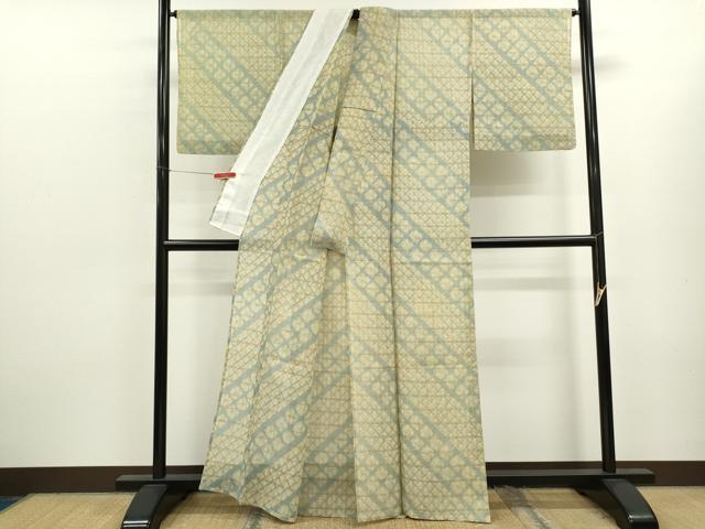 平和屋着物*夏物 紗紬 蜘蛛絞り 正絹 逸品 CABK6738ze