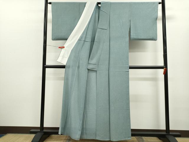 平和屋着物*夏物 小紋 作家物 絽縮緬 霞文 正絹 逸品 CABK6744ze