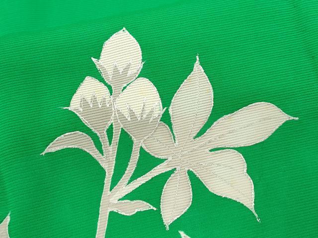 平和屋着物*夏物 訪問着 絽 駒刺繍 枝花文 銀彩 正絹 逸品 CABK6757ze