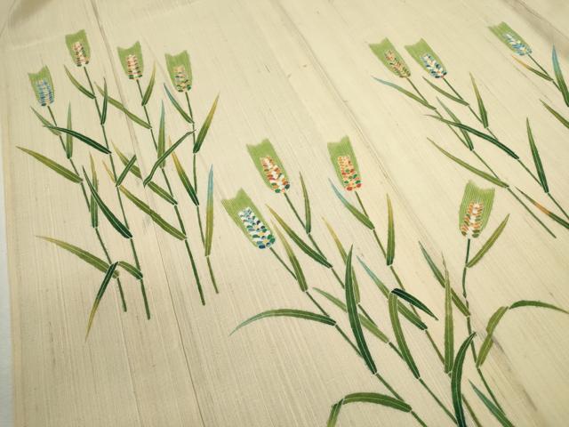 平和屋着物*夏物 訪問着 紗紬 稲穂 正絹 逸品 CABK6771ze