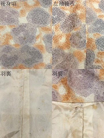 平和屋着物#羽織 草花文 正絹 逸品 CABL4131ua