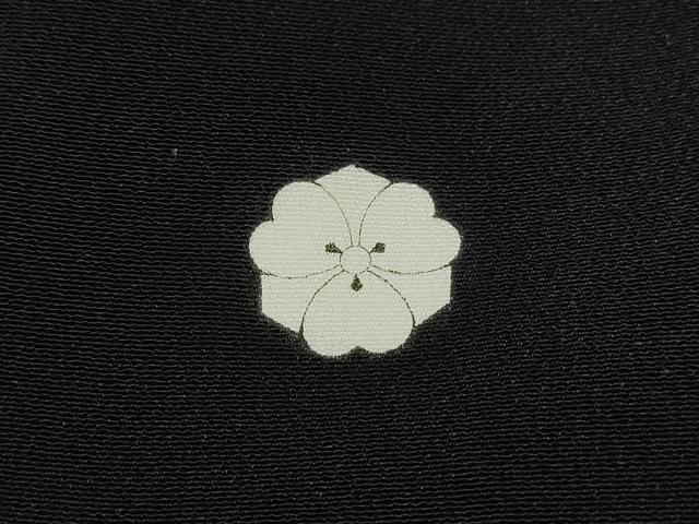 平和屋着物■豪華黒留袖 流水花鳥文 金彩 正絹 逸品 DABJ5191qa