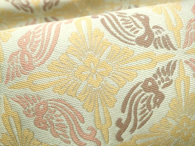 平和屋着物●西陣最高峰・北尾織物匠 九寸名古屋帯 七宝花文 正絹 逸品 CABL5060hy