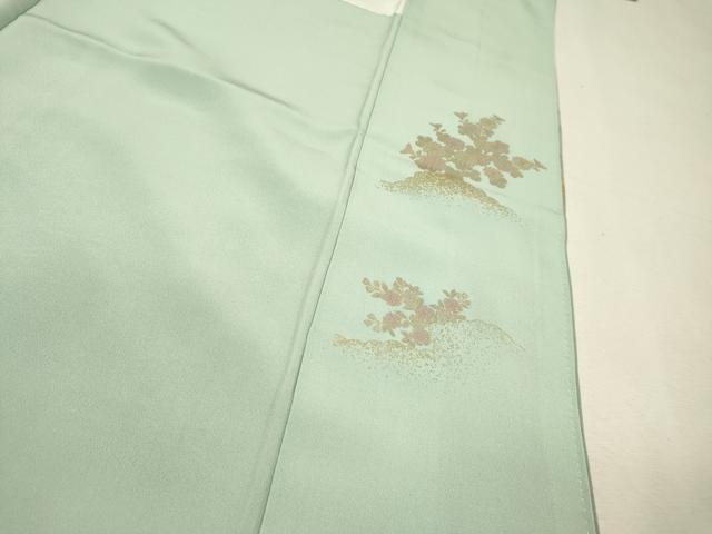 平和屋着物▼訪問着 螺鈿 御所車風景花文 暈し染 金彩 正絹 逸品 DABI7997fe