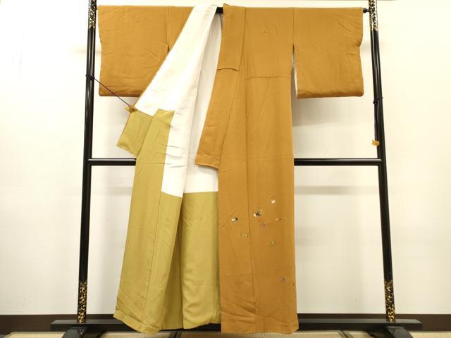平和屋着物▼訪問着 総刺繍 成り物 正絹 逸品 DABJ7048fe
