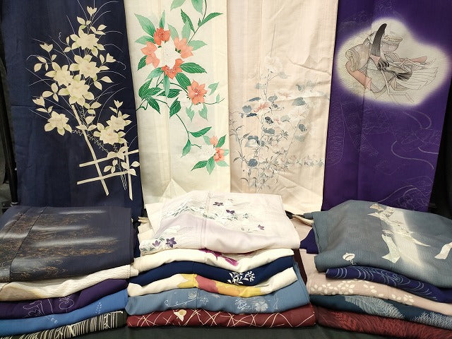 平和屋本店■夏物 訪問着 絽 紗 まとめて20点 人物 風景 花柄 風鈴 友禅 手描き 着用可能多数 全て正絹 se4227