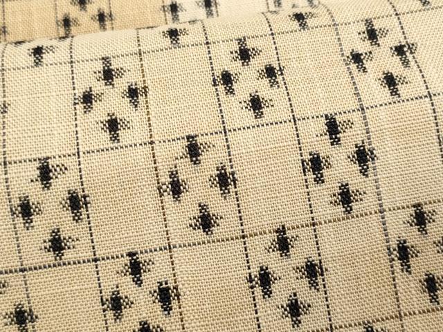 平和屋着物*夏物 つけ帯 幾何学文様 正絹 逸品 CABL2303fb