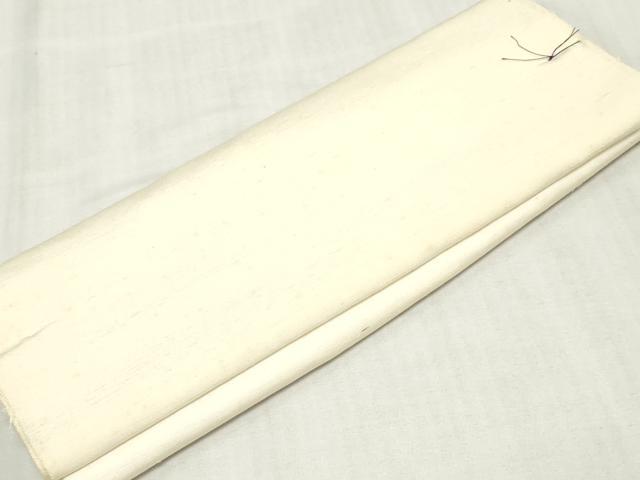 平和屋着物▼白生地 反物 着尺 生成り色 逸品 未使用 DABJ4762zy