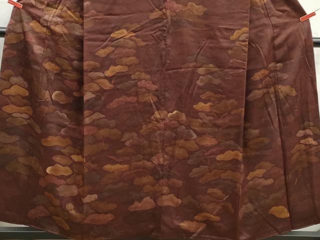 平和屋着物■訪問着 刺繍 枝松文 金彩 正絹 逸品 DABJ5401qa
