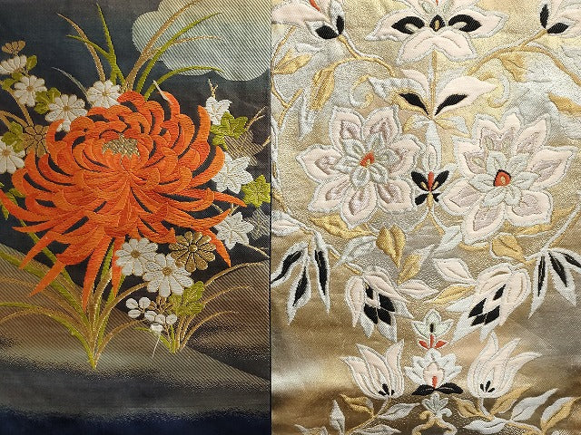 平和屋本店■名古屋帯 まとめて100点 孔雀 花柄 楽器 手描き 刺繍 金彩 金銀糸 など 着用可能多数 未使用品あり 全て正絹 se0007