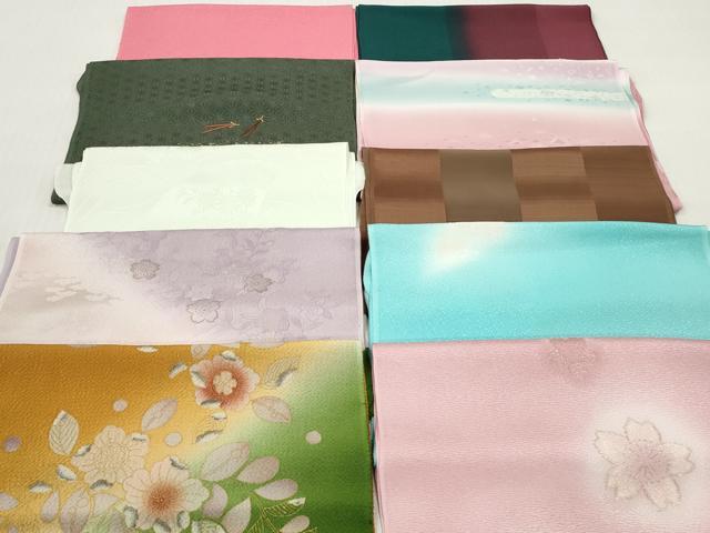 平和屋着物★和装小物 帯揚げ10枚セット 丹後ちりめん 正絹 逸品 DABJ2262xg