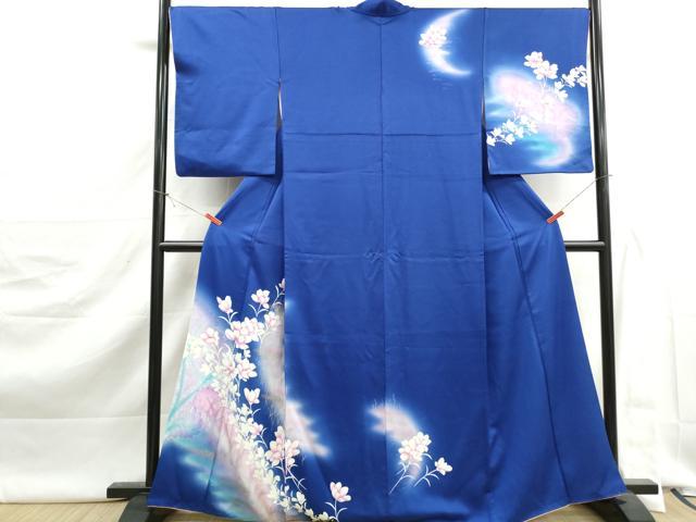 平和屋着物■訪問着 草花文 暈し染め 金銀彩 正絹 逸品 DABJ5510qa