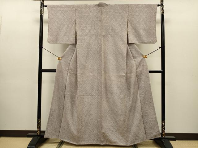 平和屋着物■大変加工の良い総絞り小紋 正絹 逸品 DABJ9179ya