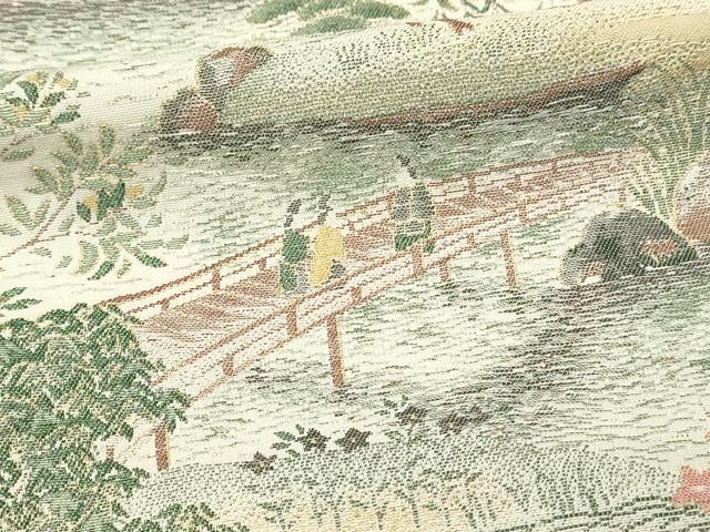 平和屋着物■豪華色留袖 寿光織 伊勢物語 暈し染め 金糸 正絹 逸品 DABJ5636qp