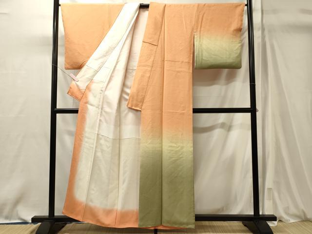 平和屋着物■訪問着 霞文 暈し染め 正絹 逸品 CABM0878oy