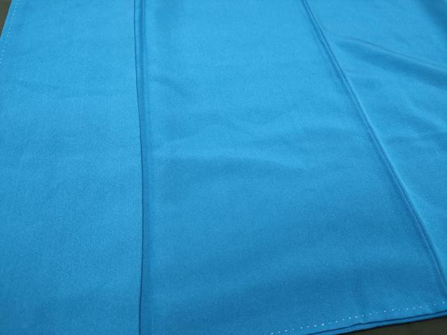 平和屋着物■上質な色無地 紺碧色 正絹 逸品 CABM0876oy