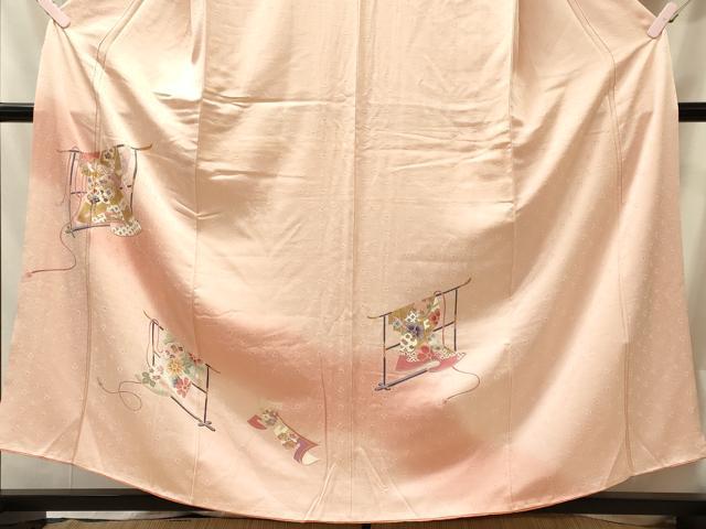 平和屋着物■訪問着 誰が袖花文 暈し染め 金彩 正絹 逸品 CABM0898oy