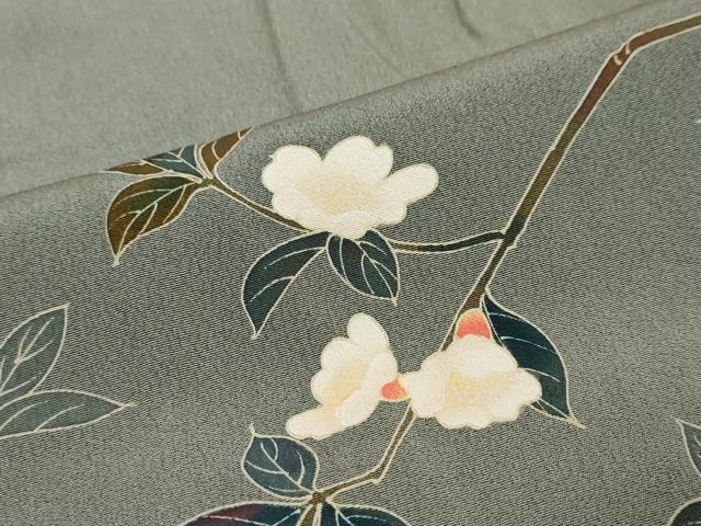 平和屋着物●訪問着 友禅 枝花文 正絹 逸品 DABK0020ud