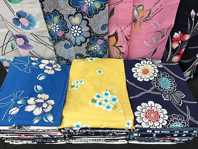 平和屋着物■浴衣 まとめて 45点 蝶 紫陽花 菖蒲 花柄 注ぎ染め など 着用可能多数 未使用品あり mmm1498