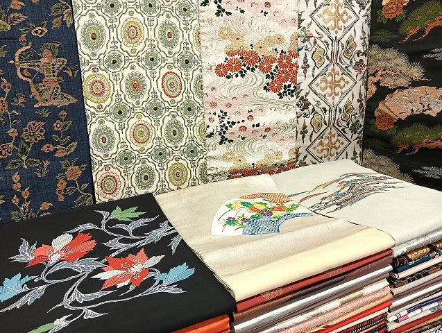 平和屋着物■名古屋帯 まとめて100点 鳥獣 人物 風景 更紗 松竹梅 花柄 型染め 金彩 金銀糸 着用可能多数 未使用品あり 全て正絹 mmm1501
