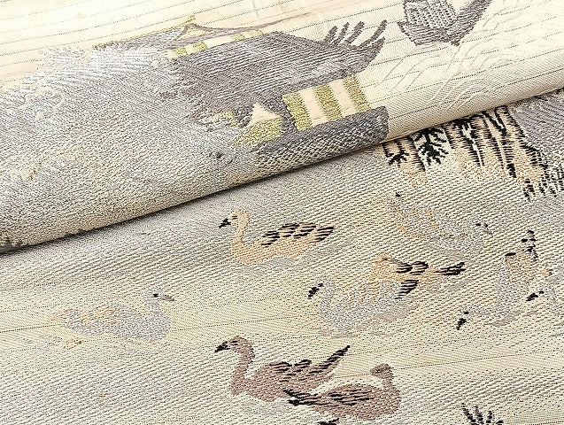 平和屋着物■夏物 名古屋帯 絽 紗 まとめて 50点 鳥 風景 花柄 正倉院 羅 絽綴れ 波筬織 本場筑前博多織 献上 未使用品有 全て正絹 mmm1494
