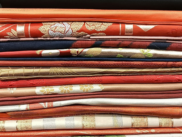 平和屋着物■名古屋帯 まとめて100点 鳥獣 人物 風景 更紗 松竹梅 花柄 型染め 金彩 金銀糸 着用可能多数 未使用品あり 全て正絹 mmm1501