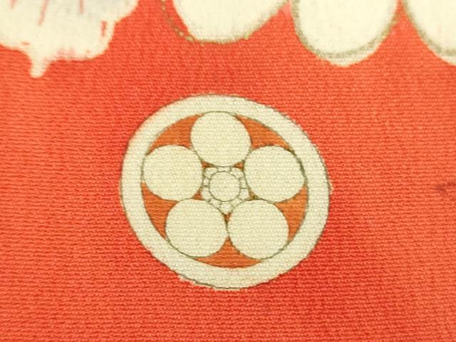平和屋本店●アンティーク 大正ロマン 振袖 駒刺繍 吉祥花文 金彩 正絹 逸品 DABJ8229ps
