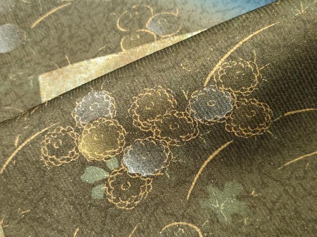 平和屋着物●訪問着 刺繍 松竹梅文 暈し染め 金銀彩 正絹 逸品 CABM4865gh