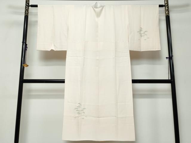 平和屋着物●長襦袢 袷 風景草花文 さが美扱い 正絹 逸品 DABK0118ud