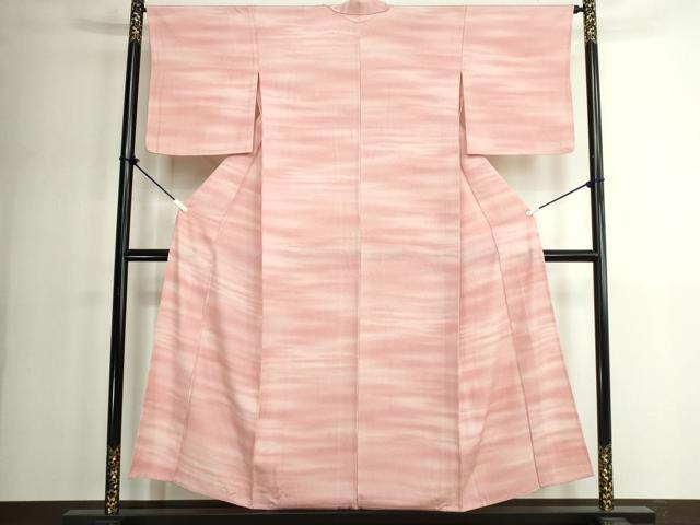 平和屋着物▽上質な小紋 単衣 霞文 暈し染め 正絹 逸品 DABK1270cd