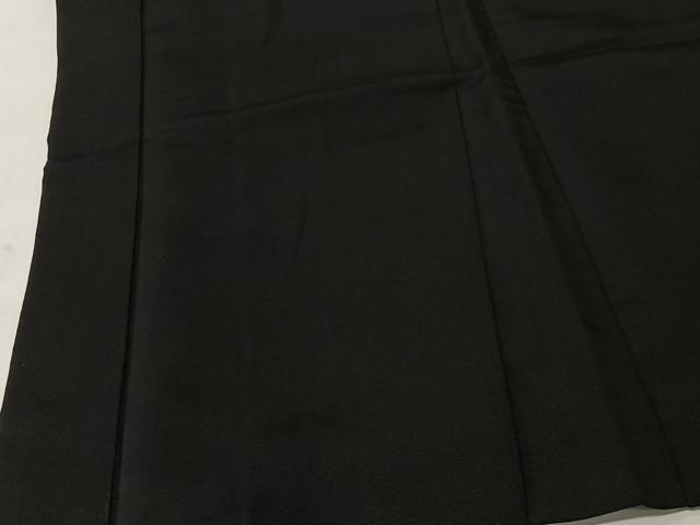 平和屋着物#羽織 寿光織 流水飛鶴文 黒地 金銀糸 正絹 逸品 CABM6417ua