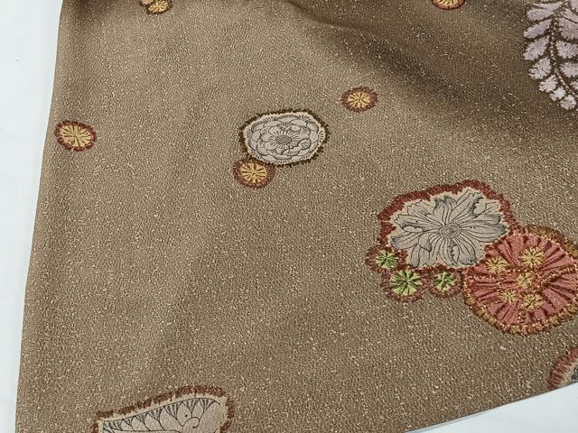 平和屋着物#創作和装コート ワンピース 辻が花 正絹 逸品 CABM6430ua