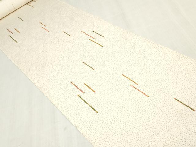 平和屋着物▼江戸小紋 反物 着尺 作家物 笛 逸品 DABK3678zy